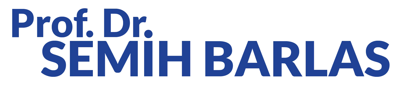 Prof. Dr. Semih BARLAS - Logo
